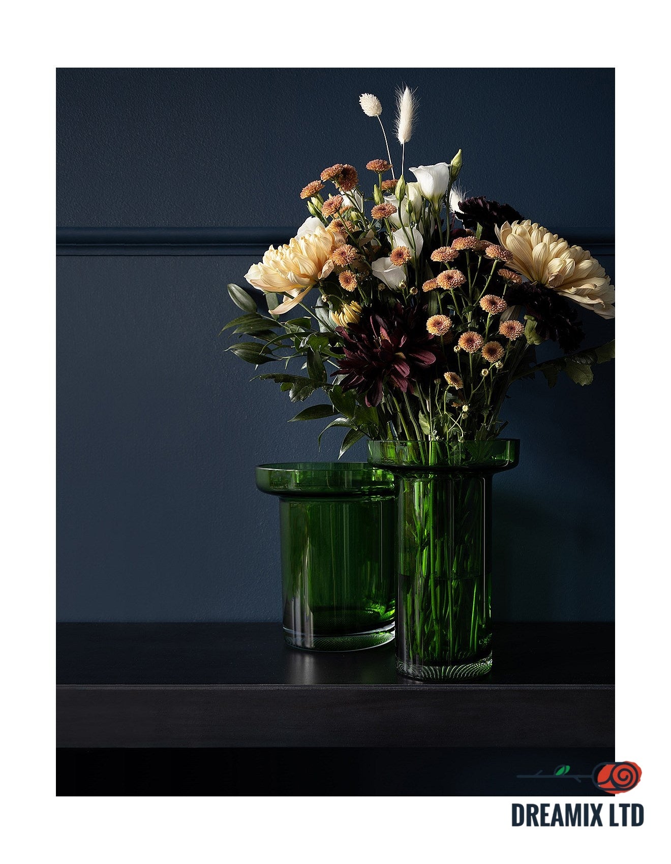 LIMELIGHT TULIP VASE GREEN MEDIUM